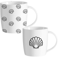 Mug coquille 350 ml - DCasa - 1 pc.