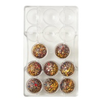 Bonbon praliné Aurora mode pour chocolat - Decora - 14 cavités