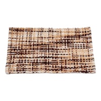 75 x 50 cm tapis de bain tricoté beige foncé