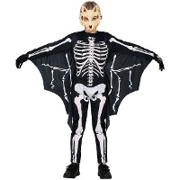 Déguisement de chauve-souris squelette enfant