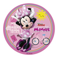 Gaufrette comestible Minnie 15,5 cm