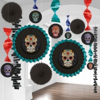 Pendentifs décoratifs du Jour des Morts - 13 unités