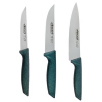 Set de 3 couteaux de cuisine Joli bleu métallique - Arcos