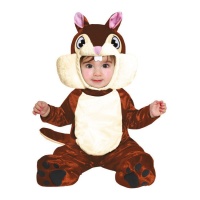 Costume de bébé écureuil