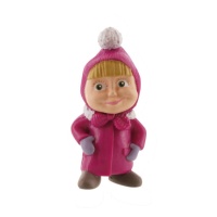 Masha en hiver 6,5 cm cake topper - 1 pc.