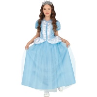 Costume bleu de princesse fantaisiste pour filles