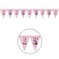 Fanion rose Minnie et Daisy - 2,3 m