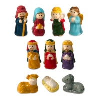 Figurines pour le portail de Bethléem gâteau de 3 à 3,5 cm - Dekora - 100 unités