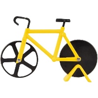 Coupe-pizza en forme de vélo