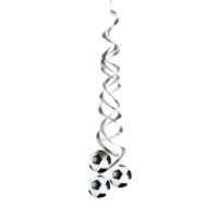 Pendentifs décoratifs de football - 2 pcs.