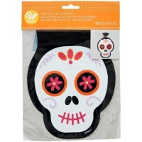 Sachets de bonbons Jour des Morts 22 x 15,5 cm - Wilton - 15 pcs.