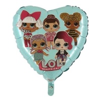 Ballon aigue-marine LOL Surprise 46 cm - Grabo