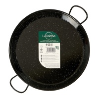 Poêle à paella en acier émaillé de 55 cm - La Dehesa