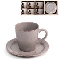 Tasse à café Motas taupe 100 ml - 6 services