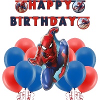 Pack de décoration pour fête Spiderman - 22 pièces