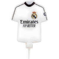 Bougie en forme de maillot du Real Madrid