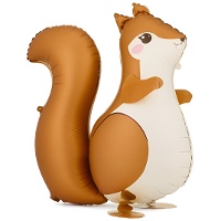 Ballon foil en forme d'écureuil 59 x 51 cm