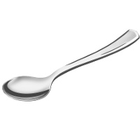 Cuillères en plastique argentées de 17 cm - 50 unités