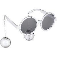 Lunettes à pendentifs boule disco