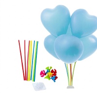 Centre de table pour ballons multicolores - 8 pièces