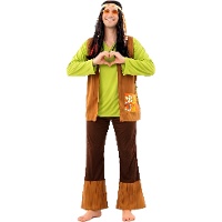 Costume de hippie love power pour homme