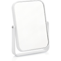 Miroir de table blanc 19,2 x 15,2 x 2,5 cm pour coiffeuse