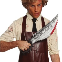 Couteau avec sang de tueur de zombies - 50 cm