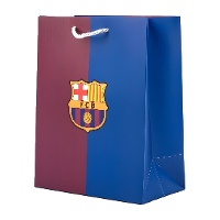 Sac cadeau aux couleurs blaugrana - 23 x 18 x 10 cm