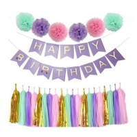 Kit multicolore Happy Birthday - Monkey Business - 27 pcs.
