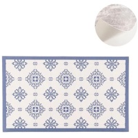 Tapis de cuisine en vinyle 75 x 45 cm Carrelage