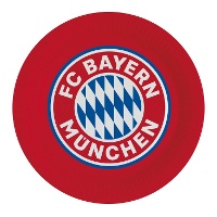 Assiettes du FC Bayern Munich de 23 cm - 8 unités