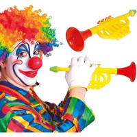 Trompette multicolore de 32 cm