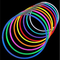 Colliers lumineux LED - 50 unités