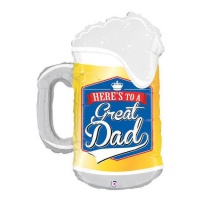 Tasse à bière Big Daddy globe 51 x 74 cm - Grabo
