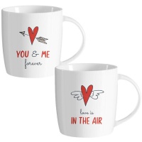 Mug Love 350 ml avec message en anglais - 1 unité