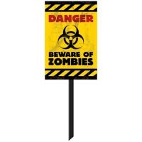 Danger Beware of Zombies Poster 24,8 x 38 cm