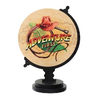 Centre de table thème explorateur « Adventure » de 17,5 x 8,5 x 22 cm