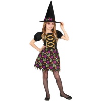 Costume de sorcière coloré pour les filles