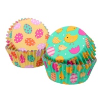 Capsules de cupcake de l'oisillon de Pâques - PME - 60 pcs.