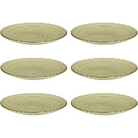 Assiette de 19 cm spirale plate - 6 unités