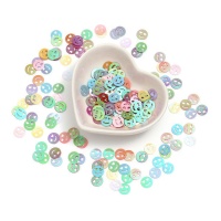 Paillettes Emoticon 0,9 cm - 5 grammes