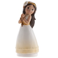 Ma première communion - fille en train de prier - 16 cm