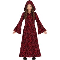 Costume rouge de style gothique pour enfants