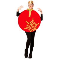Déguisement de boule de Noël pour adulte