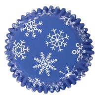 Capsules cupcake flocon de neige - PME - 30 pcs.