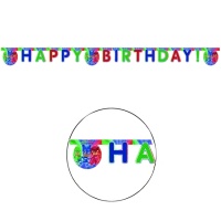 Couronne PJ Masks Happy Birthday 2 m