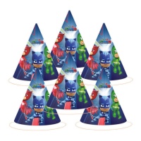 Chapeaux PJ Masks - 6 pièces