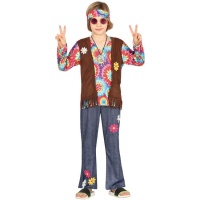 Costume de hippie coloré pour enfants