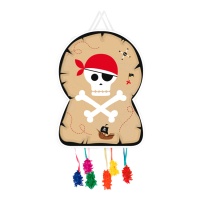 Piñata de pirates à la recherche du tesosro 46 x 65 cm