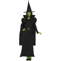 Costume de sorcière méchante de conte pour femme
